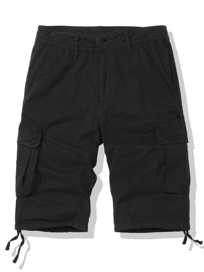 Men's Cargo Shorts - Stretch With Pockets – Grey / Sepia – view 3