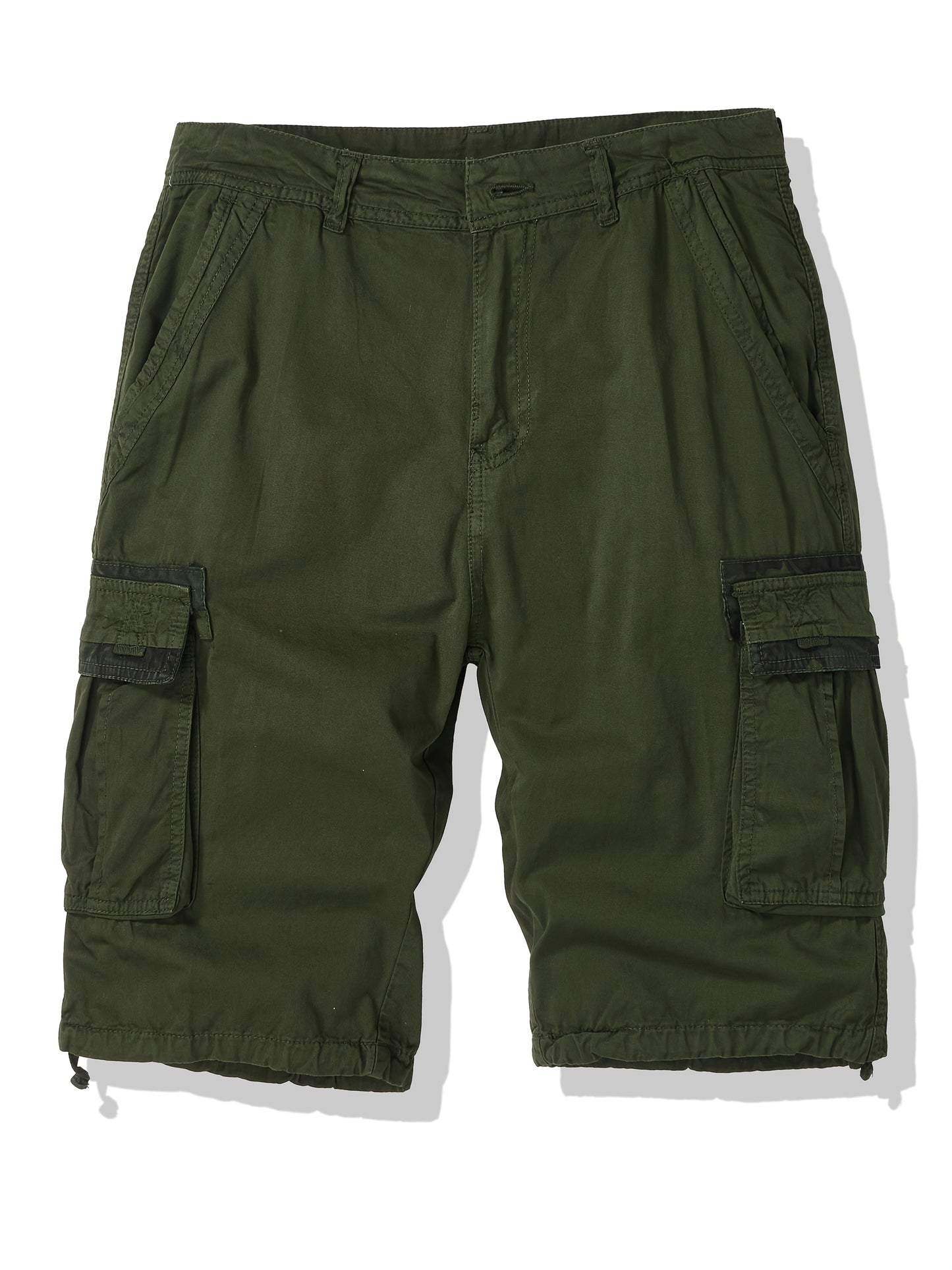 Men's Cargo Shorts - Stretch With Pockets – Grey / Sepia – view 4
