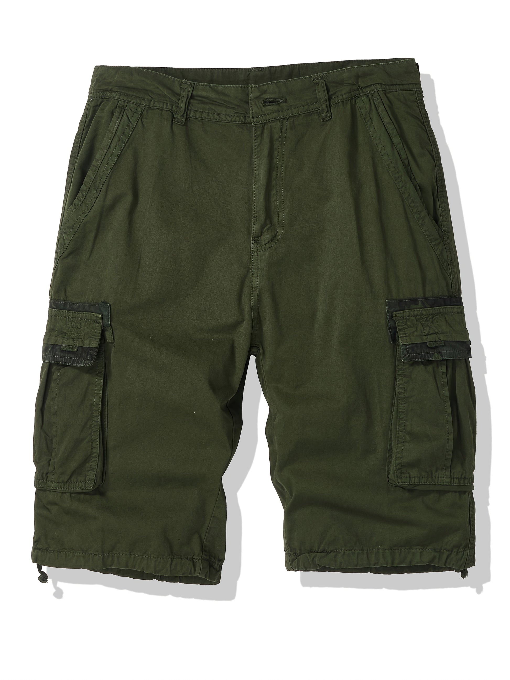 Men's Cargo Shorts - Stretch With Pockets – Grey / Sepia – view 4