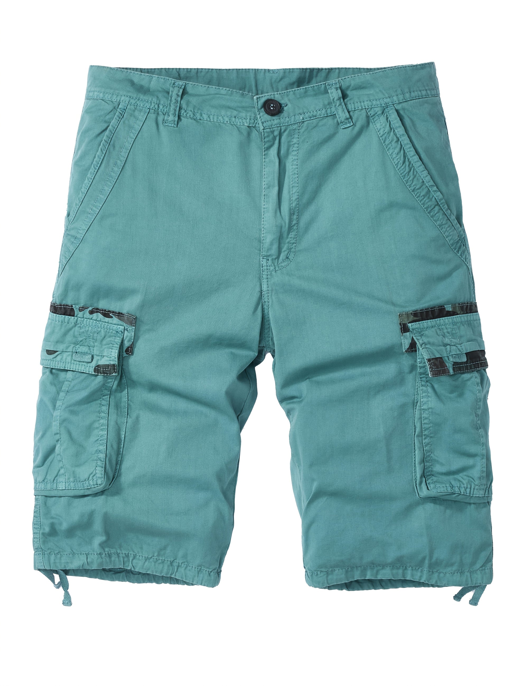Men's Cargo Shorts - Stretch With Pockets – Grey / Sepia – view 11