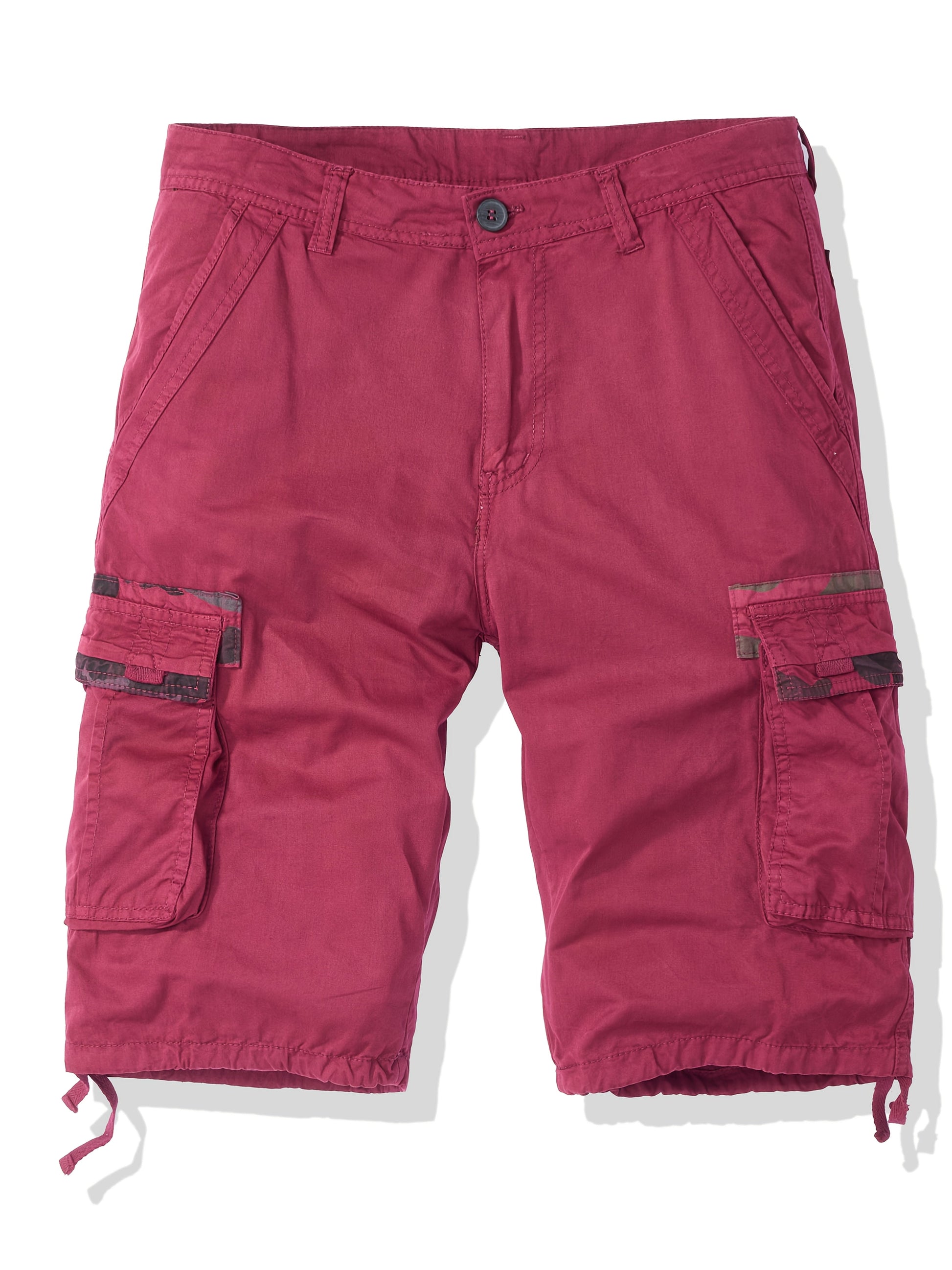 Men's Cargo Shorts - Stretch With Pockets – Grey / Sepia – view 12