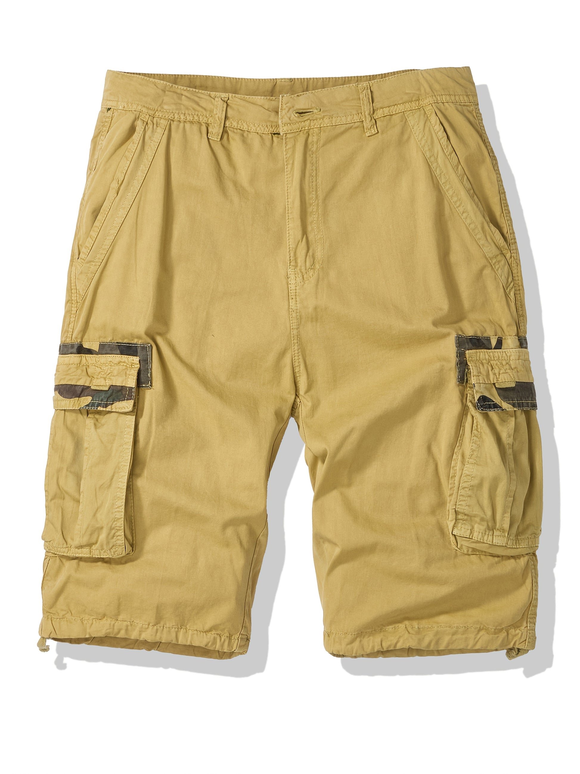 Men's Cargo Shorts - Stretch With Pockets – Grey / Sepia – view 13