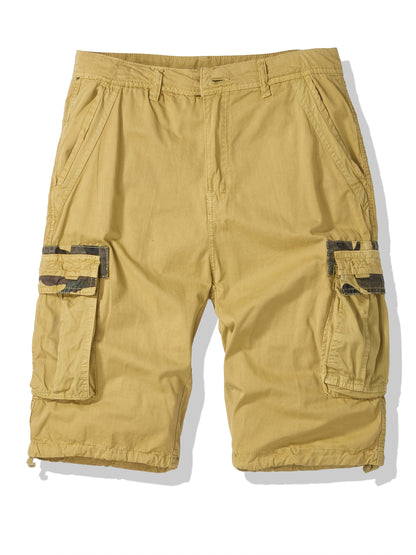 Men's Cargo Shorts - Stretch With Pockets – Grey / Sepia – view 13