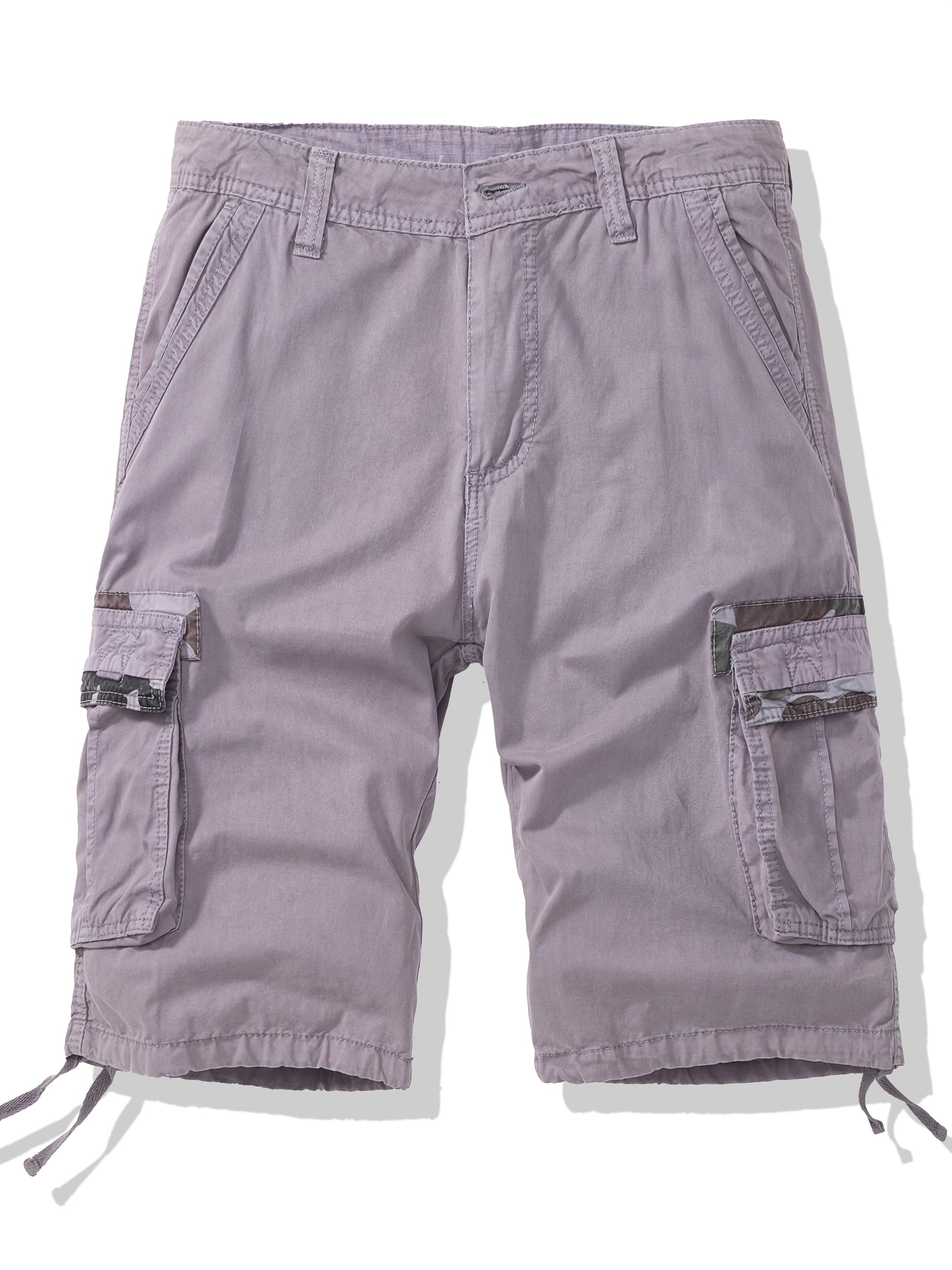 Men's Cargo Shorts - Stretch With Pockets – Grey / Sepia – Grey option – main product image