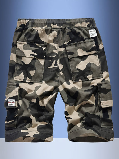 Men's Cargo Work Pants - Elastic Waist With Pockets – view 3