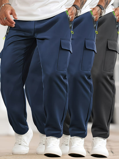 Men's Casual Pants - Elastic Waist With Pockets – view 5
