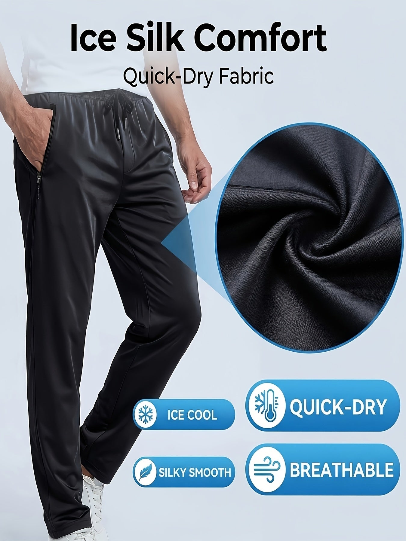 Men's Casual Pants - Quick Dry – 5-Variant Selection – view 11