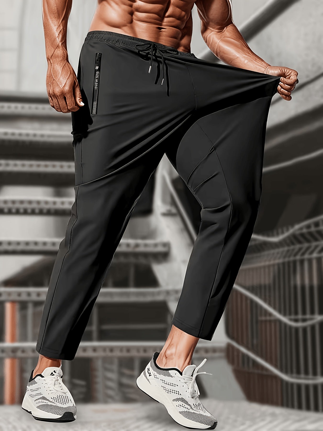 Men's Casual Pants - Quick Dry With Pockets – Regular Fit – view 2