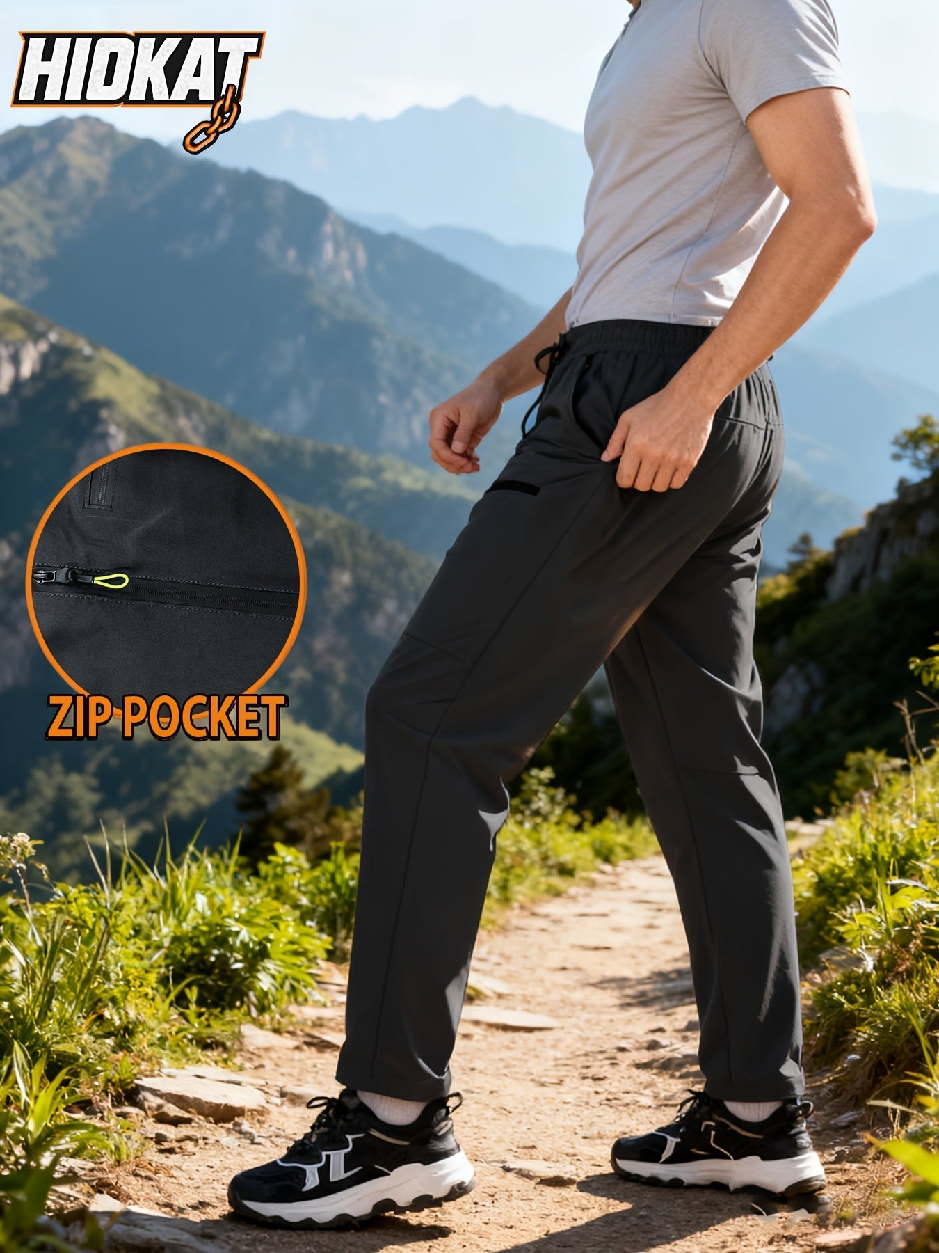 Men's Casual Pants - Stretch With Pockets detail view