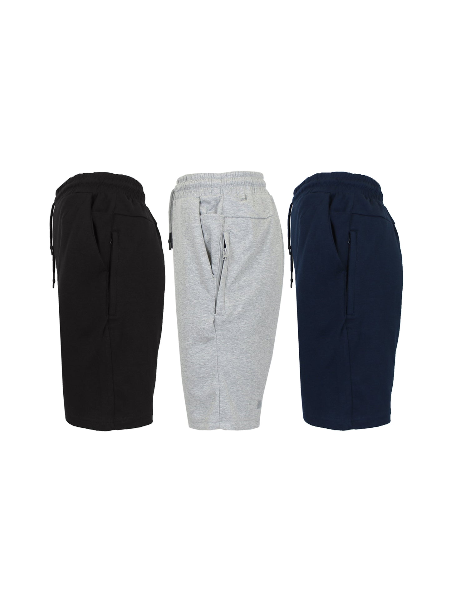 Men's Casual Shorts - Drawstring Waist With Pockets – Black option – main product image
