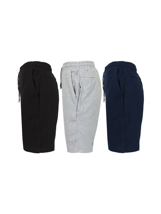 Men's Casual Shorts - Drawstring Waist With Pockets – Black option – main product image