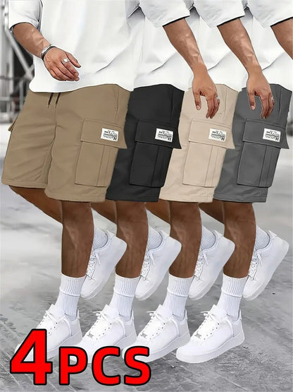 Men's Casual Shorts - Stretch Comfort – 15-Variant Selection – Green option – view 4