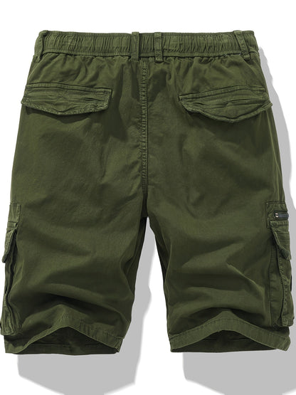 Men's Casual Shorts - Stretch Comfort – Black Cotton – view 6