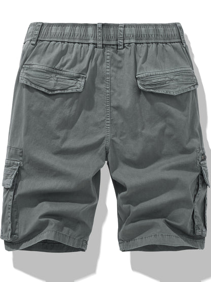 Men's Casual Shorts - Stretch Comfort – Black Cotton – view 7
