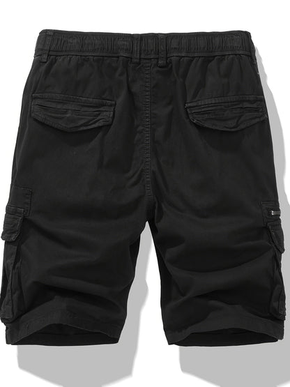 Men's Casual Shorts - Stretch Comfort – Black Cotton – view 11