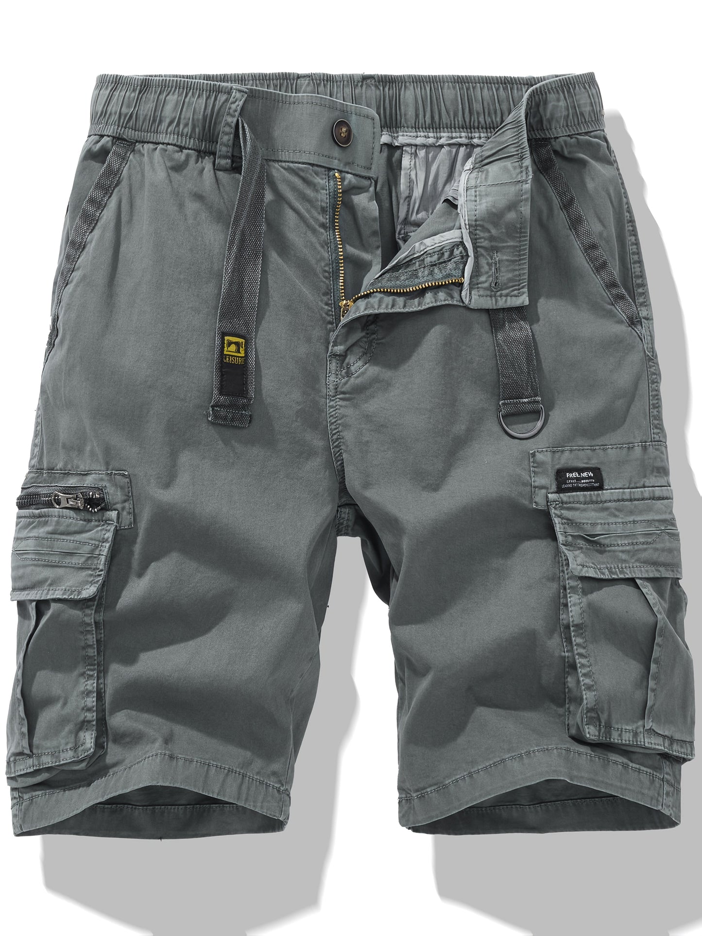 Men's Casual Shorts - Stretch Comfort – Black Cotton – view 14