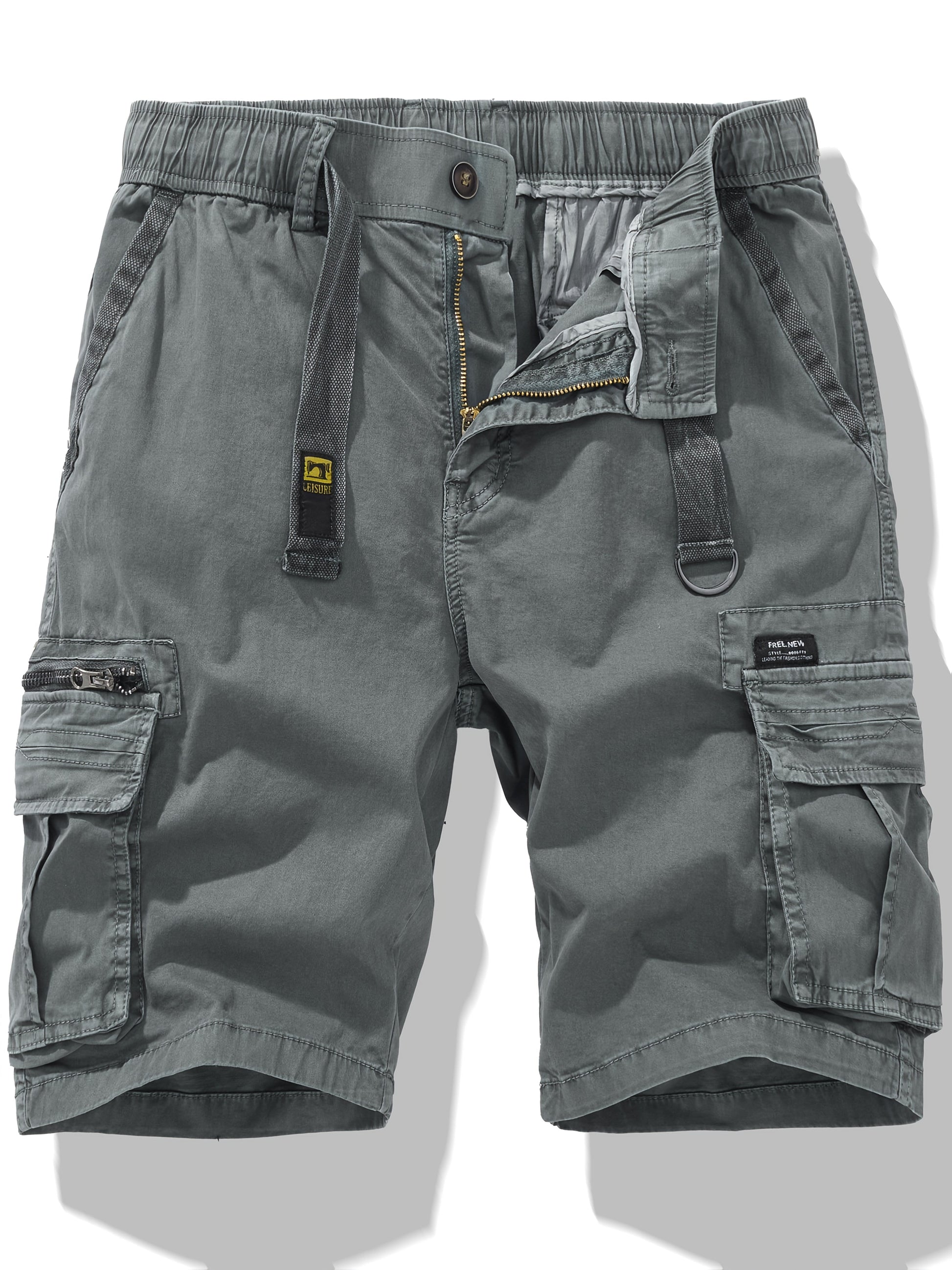 Men's Casual Shorts - Stretch Comfort – Black Cotton – view 14