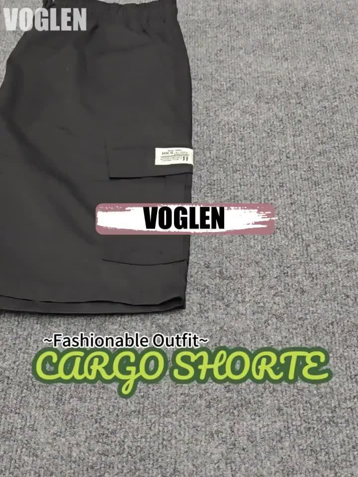 Men's Casual Shorts - Stretch Comfort – Black+green+brown – view 7