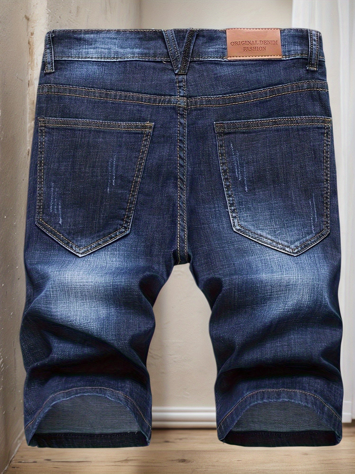 Men's Casual Shorts - Stretch Comfort – Dark Blue – view 2