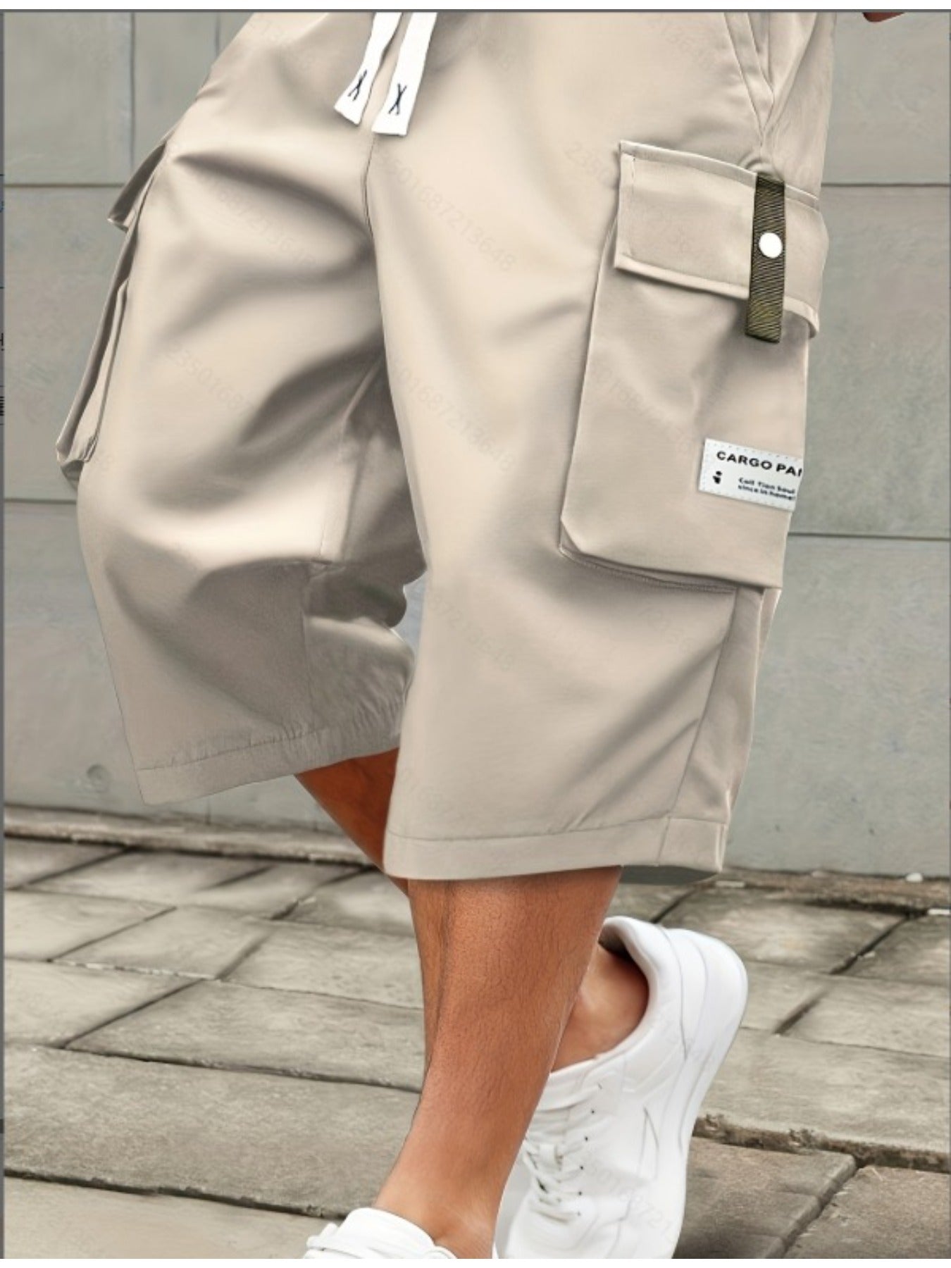 Men's Casual Shorts - Stretch Comfort – Khaki Lace – view 8