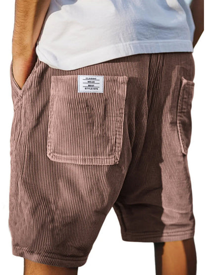 Men's Casual Shorts - Stretch With Pockets – Black – view 6