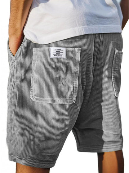 Men's Casual Shorts - Stretch With Pockets – Black – Black option – view 3