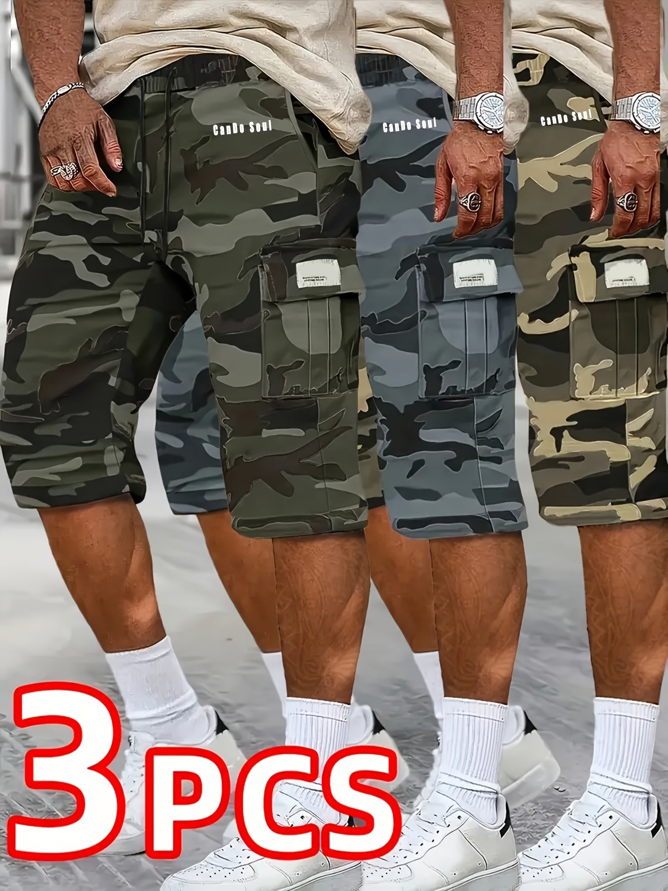 Men's Casual Shorts - Stretch With Pockets – Sizes S–XXL – view 2