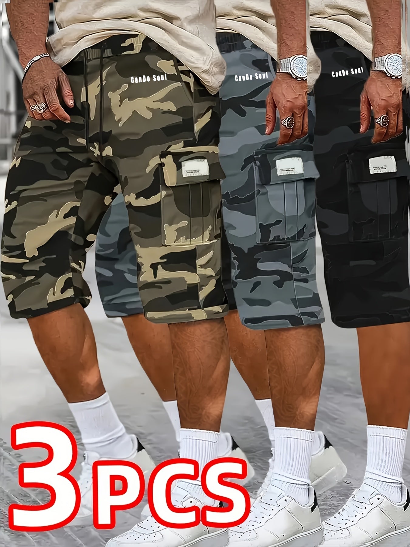 Men's Casual Shorts - Stretch With Pockets – Sizes S–XXL – view 16