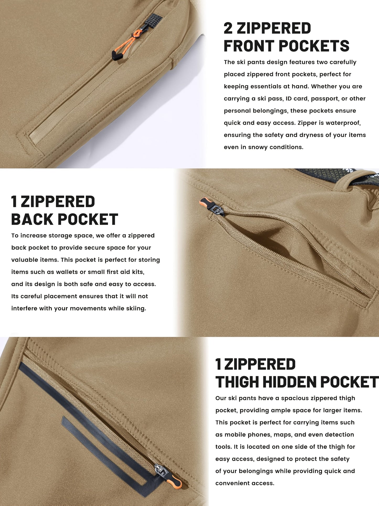Men's Casual Trousers - Fleece Lined – view 12