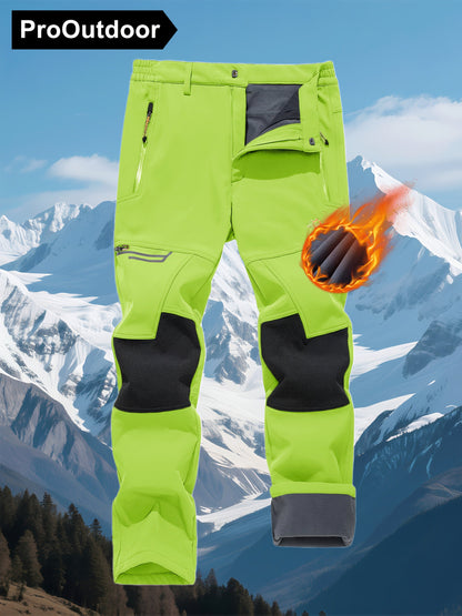Men's Casual Trousers - Fleece Lined – Orange option – main product image