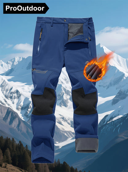 Men's Casual Trousers - Fleece Lined – Orange option – view 6