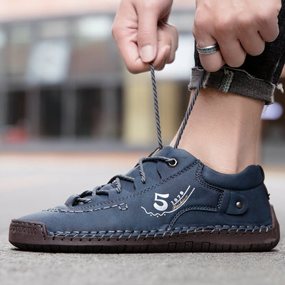Men's Casual Walking Sneakers - Hand-Stitched Style – view 5