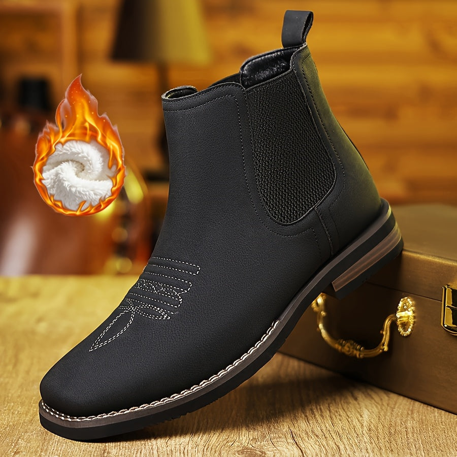Men's Chelsea Boots - Everyday Comfort & Durable Sole – 5-Color Selection – Brown option – view 5