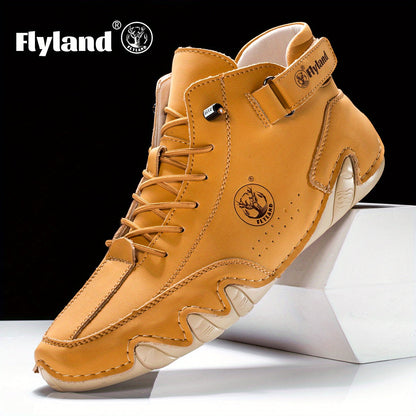 Men's Chukka Boots - Everyday Comfort & Durable Sole – Black / Golden – main product image