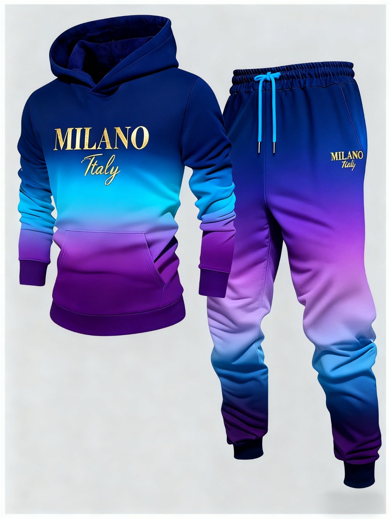 Men's Classic Outfit Set - Regular Fit – purple option – view 9