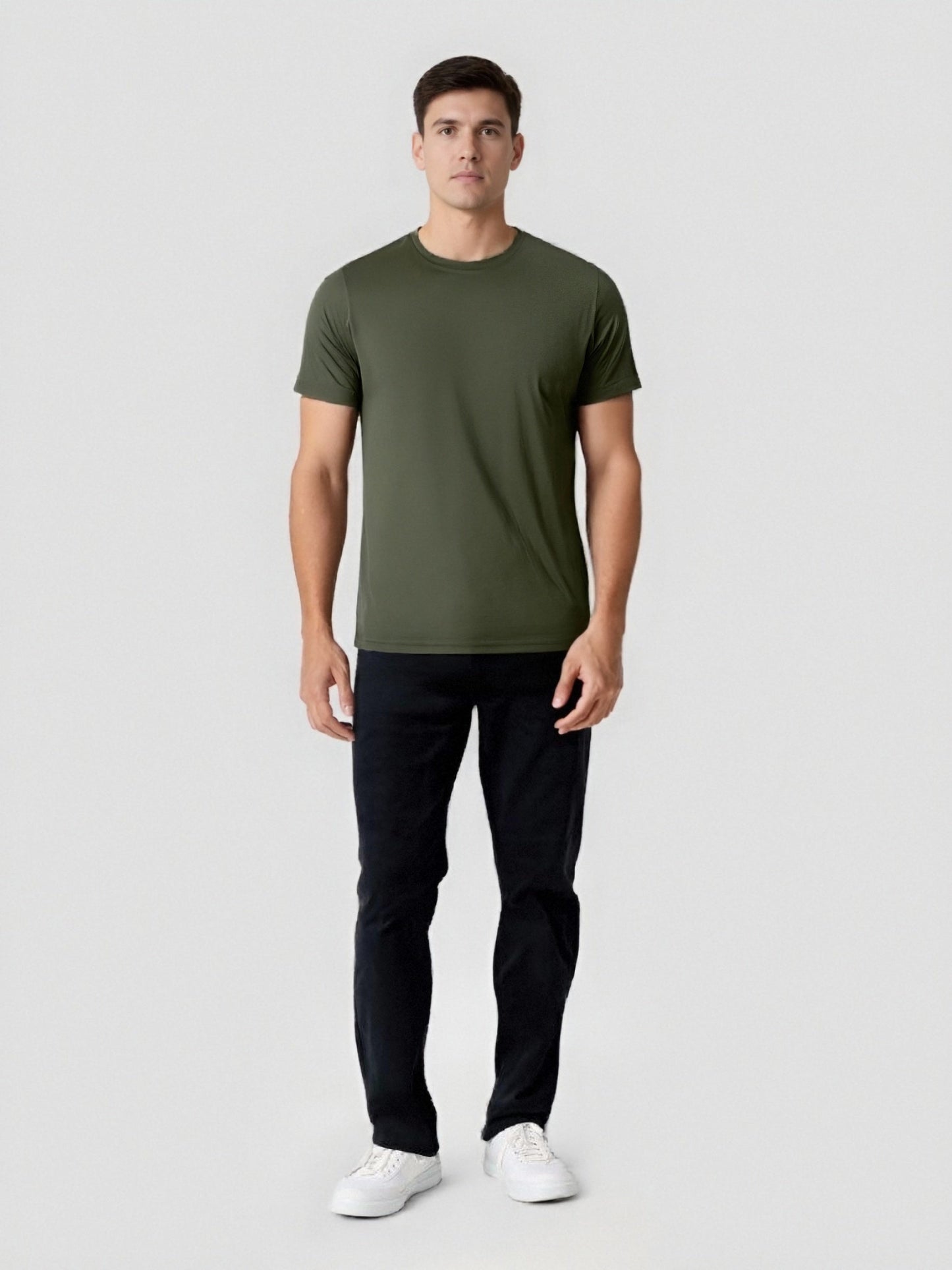 Men's Classic Performance T-Shirt - Crew Neck Short Sleeve – Sizes S–XXL detail view