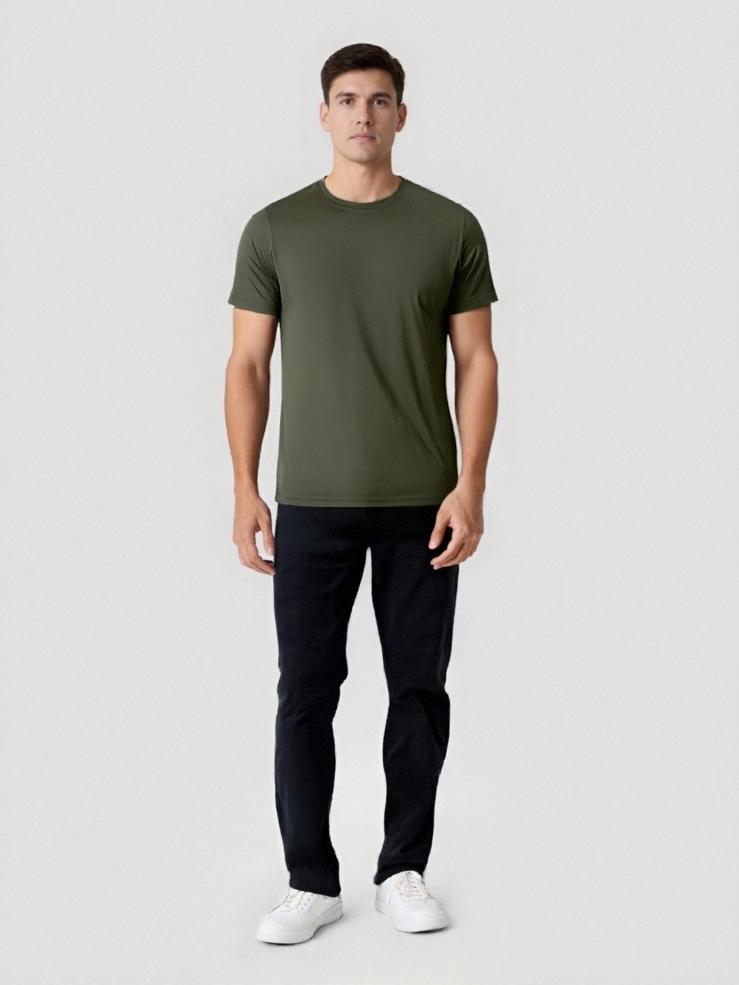 Men's Classic Performance T-Shirt - Crew Neck Short Sleeve – Sizes S–XXL detail view