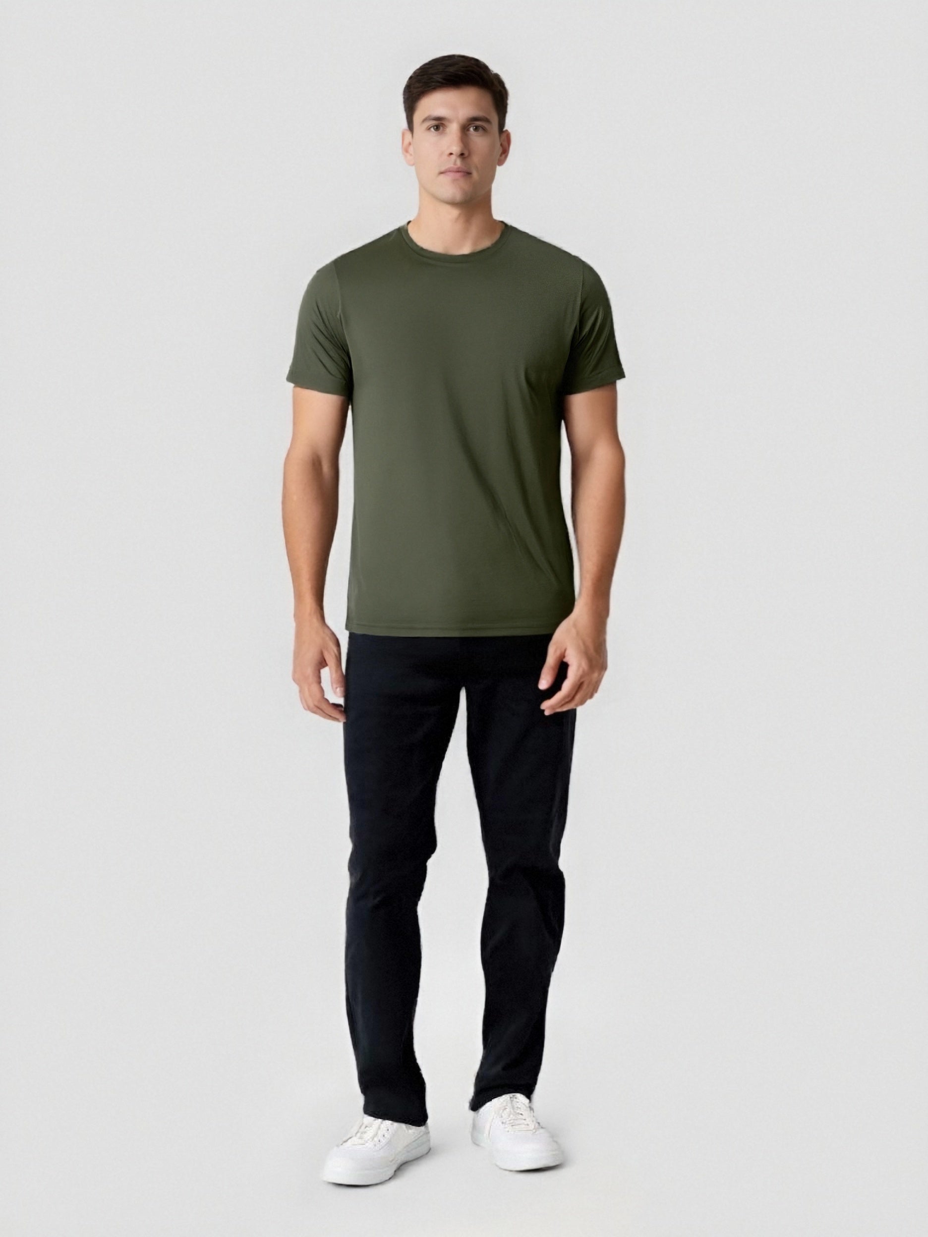 Men's Classic Performance T-Shirt - Crew Neck Short Sleeve – Sizes S–XXL detail view