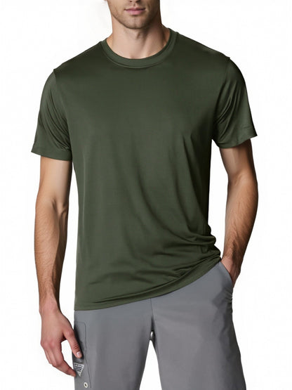 Men's Classic Performance T-Shirt - Crew Neck Short Sleeve – Sizes S–XXL detail view
