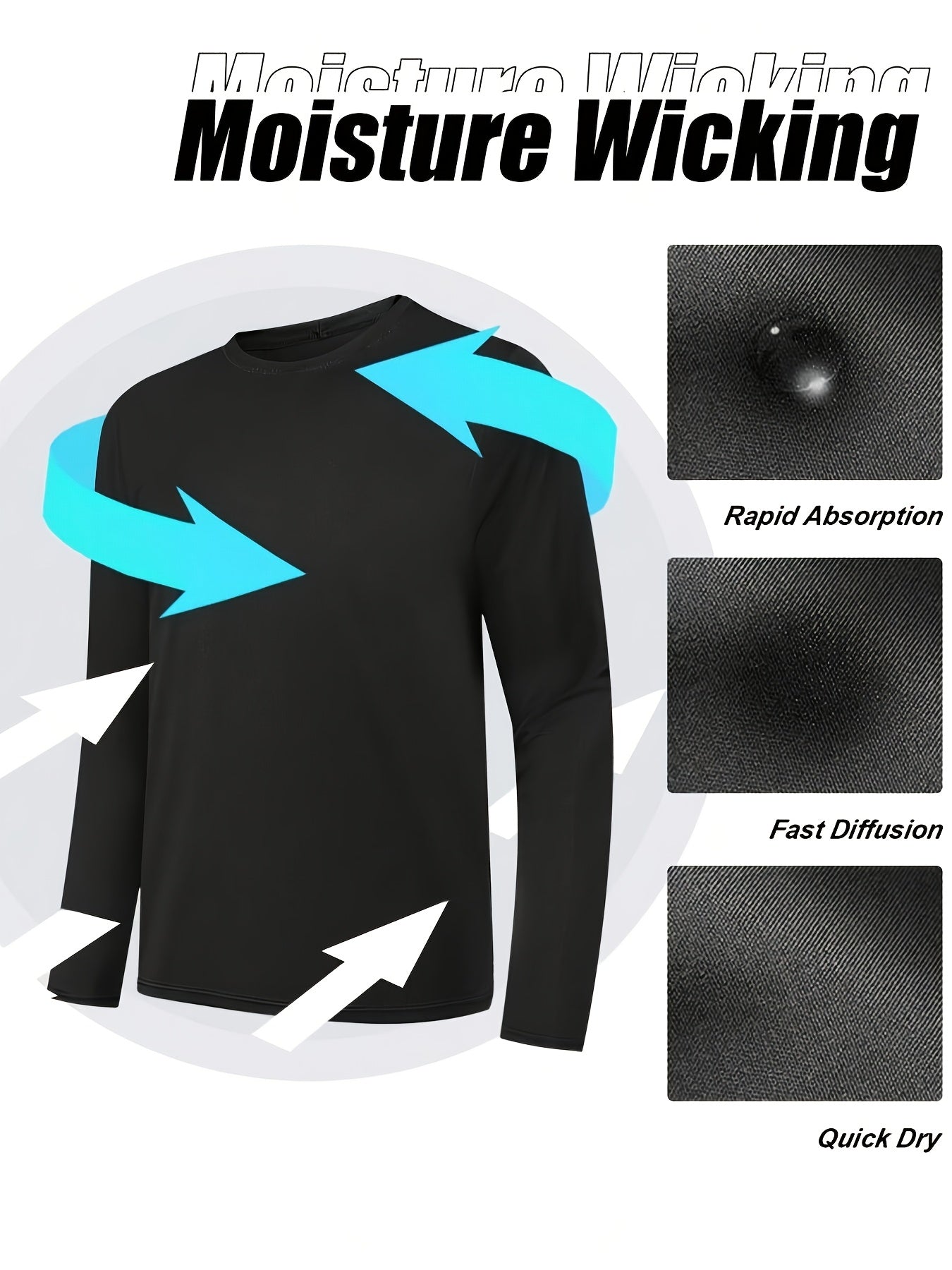 Men's Classic Performance T-Shirt - Regular Fit – 100% polyester / Sizes S–XXL detail view