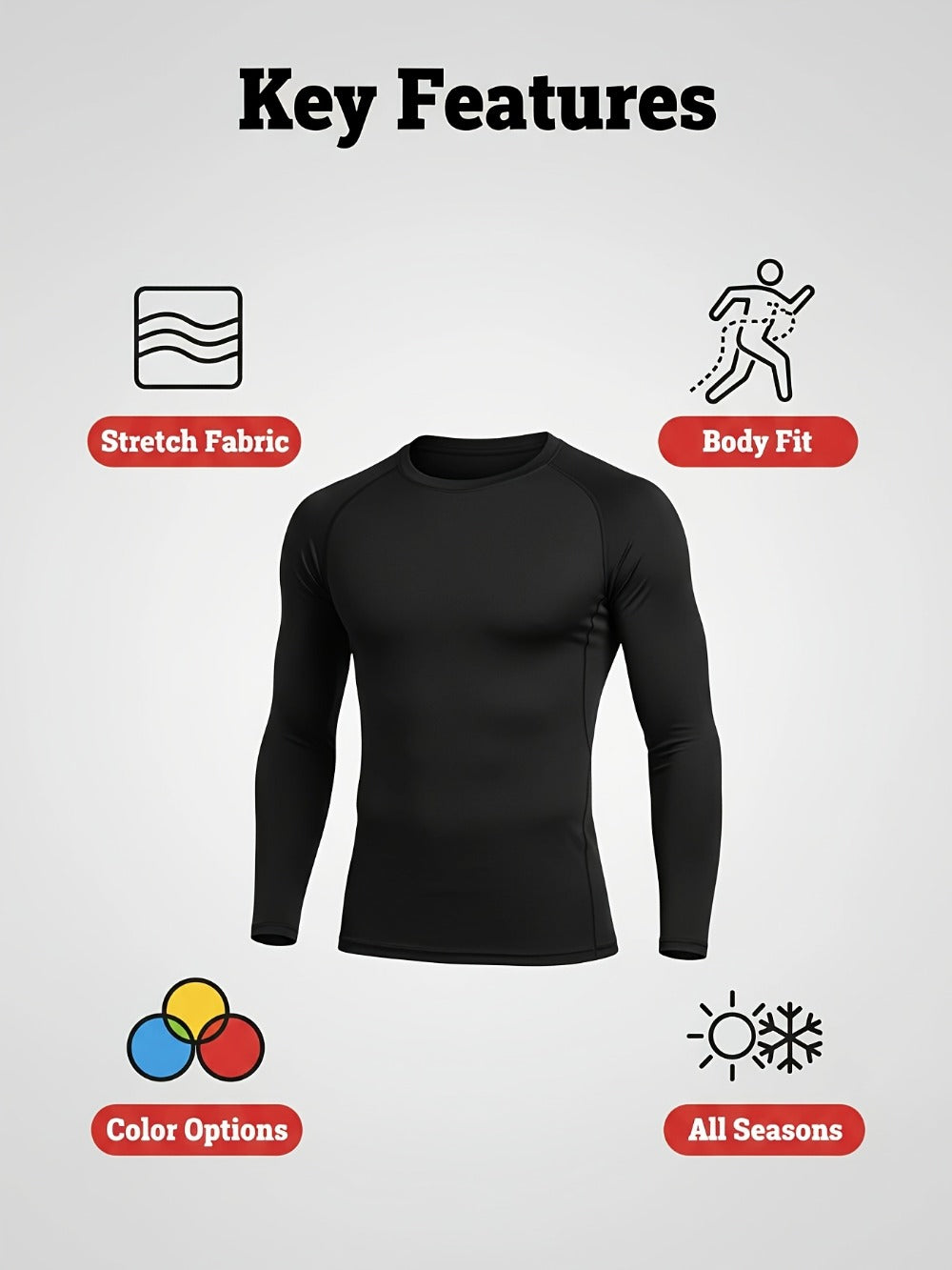 Men's Classic Performance T-Shirt - Short Sleeve detail view