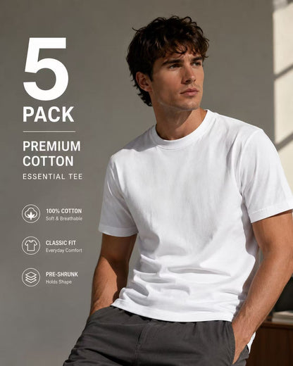 Men's Classic T-Shirt - Crew Neck Short Sleeve – view 6