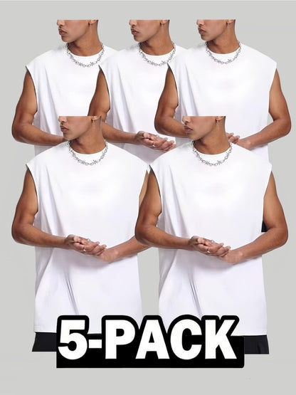 Men's Classic Tank Top - Crew Neck Sleeveless – view 2