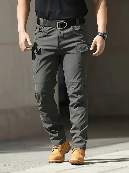 Men's Color C (with belt) Polyester Cargo Cargo Pants – view 12