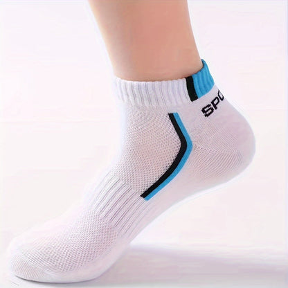 Men's Colorblock Ankle Socks - 30-Pair Pack – view 5