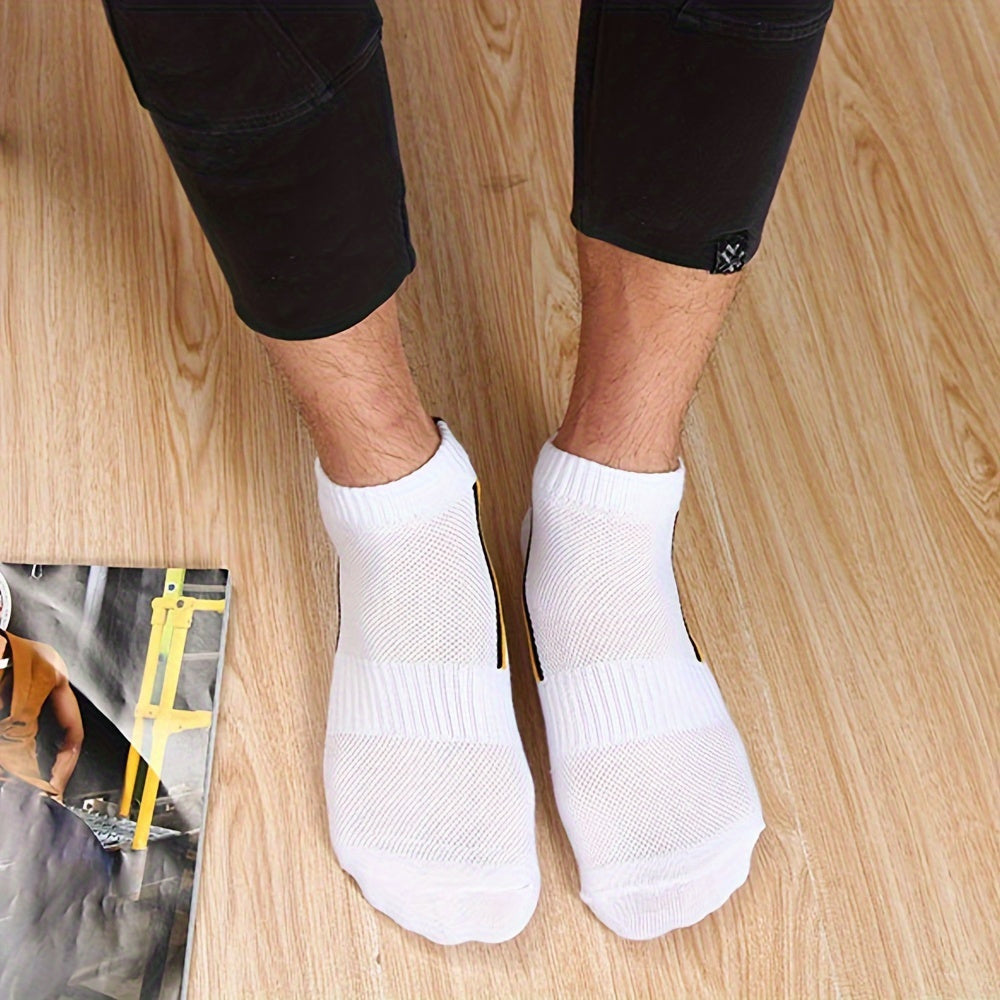 Men's Colorblock Ankle Socks - 30-Pair Pack – view 7