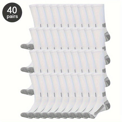 Men's Colorblock Crew Socks - 40-Pair Pack – view 3