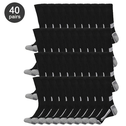Men's Colorblock Crew Socks - 40-Pair Pack – view 4