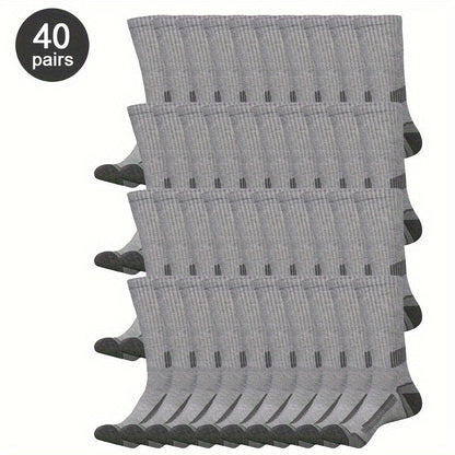 Men's Colorblock Crew Socks - 40-Pair Pack – view 5