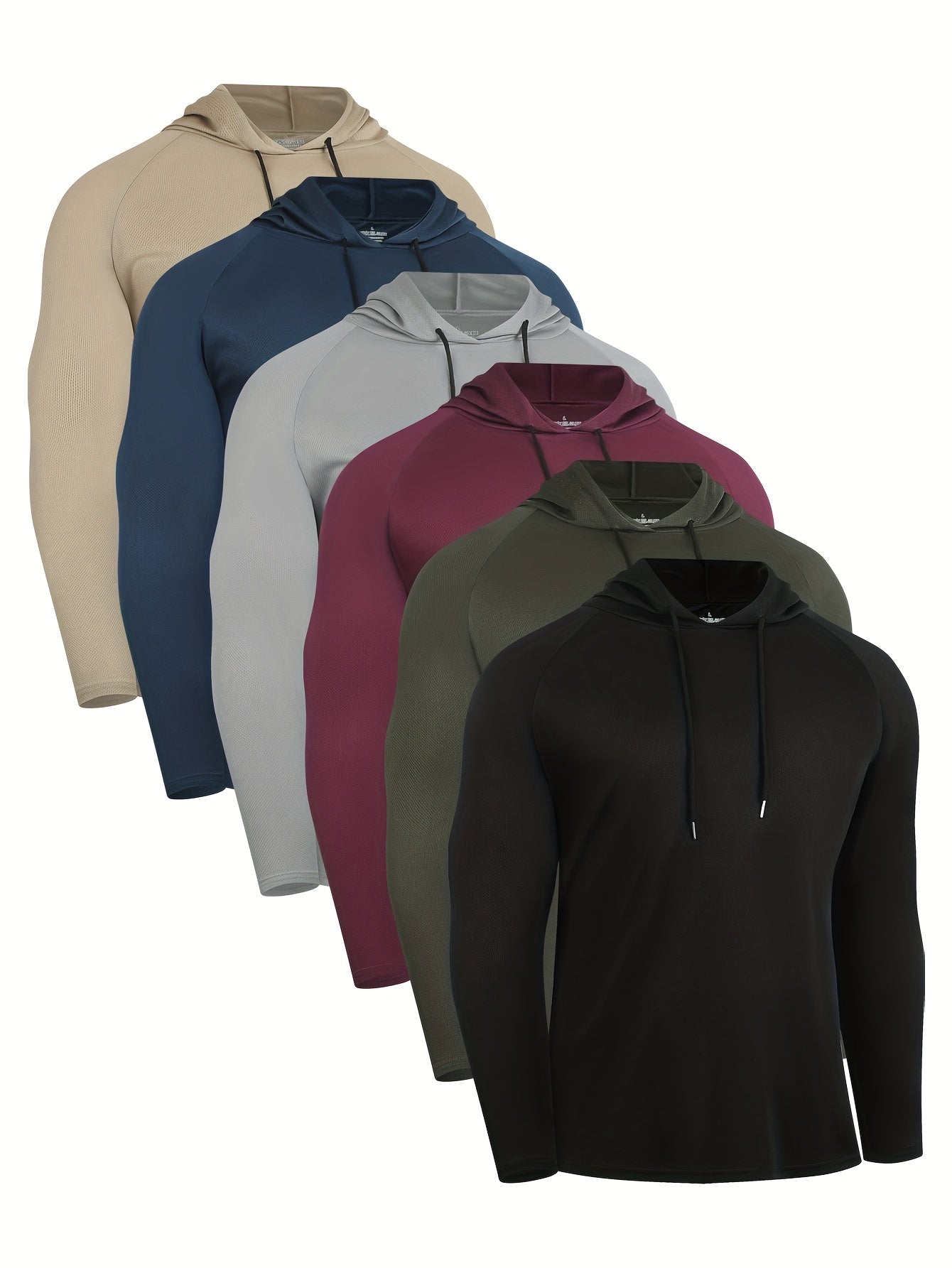 Men's Compression Shirts – 6 Pack Quick Dry Long Sleeve – view 6